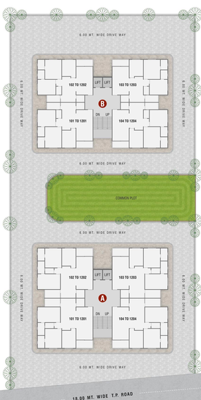 Master Plan of Vedant Fortune Parisar in Nava Naroda, Ahmedabad - Image 101776