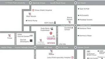 Location of Yashada Vivanta Life Vedika - Image 181840