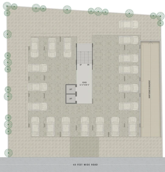 Master Plan of Keshav Gauravi in Vastrapur, Ahmedabad - Image 101805