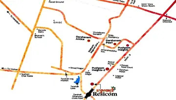 Location of Shree Pushpam Resicom - Image 193218