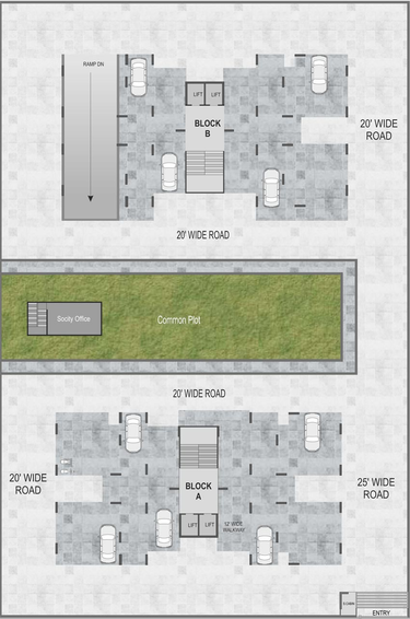Master Plan of AMG Hadiya Pearl in Sarkhej, Ahmedabad - Image 106414
