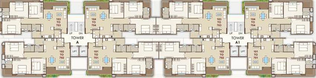 Floor Plan of SP Shree Siddheshwar Pacific in Harni, Vadodara - Image 194415