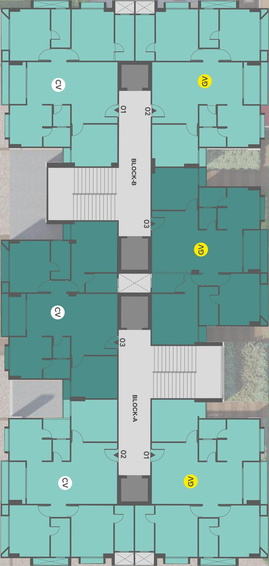 Floor Plan of Samsara Kalpavriksh in Sabarmati, Ahmedabad - Image 106427