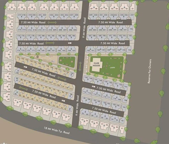 Master Plan of Gokul Duplex in Jambuva, Vadodara - Image 184914