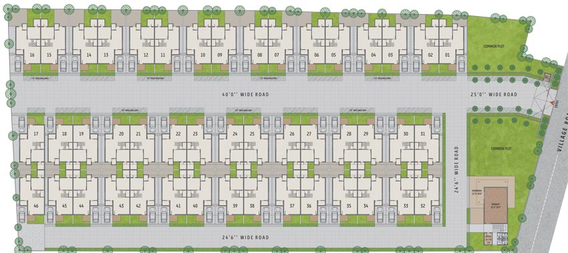 Master Plan of Keshav Kavyam Exotica in Kasindra, Ahmedabad - Image 102181