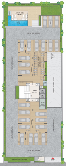 Master Plan of Shanu Pratham Heights in Sola, Ahmedabad - Image 106445