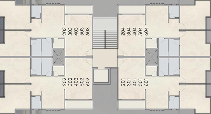 Floor Plan of Satyam Exotica Resicom in Chhani, Vadodara - Image 193801