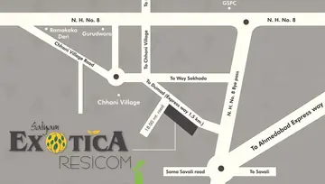 Location of Satyam Exotica Resicom - Image 193800