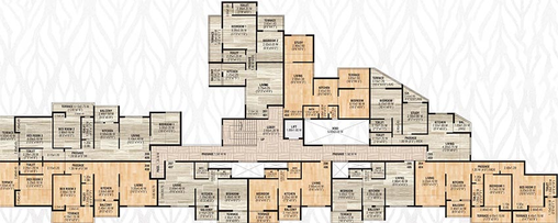 Floor Plan of Haware Grace in Wakad, Pune - Image 183192