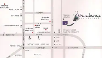 Location of LK Vrundavan Residency 2 - Image 101973