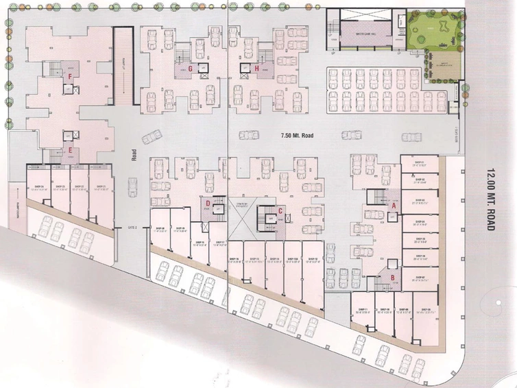 Master Plan of LK Vrundavan Residency 2 in Sargasan, Gandhinagar - Image 101975