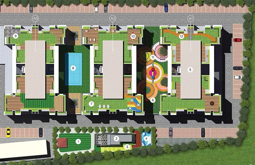 Master Plan of Vision Greenville in Hadapsar, Pune - Image 197257