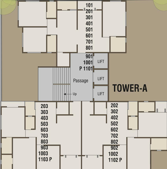 Master Plan of Tia Four Avenues in Gotri, Vadodara - Image 184929