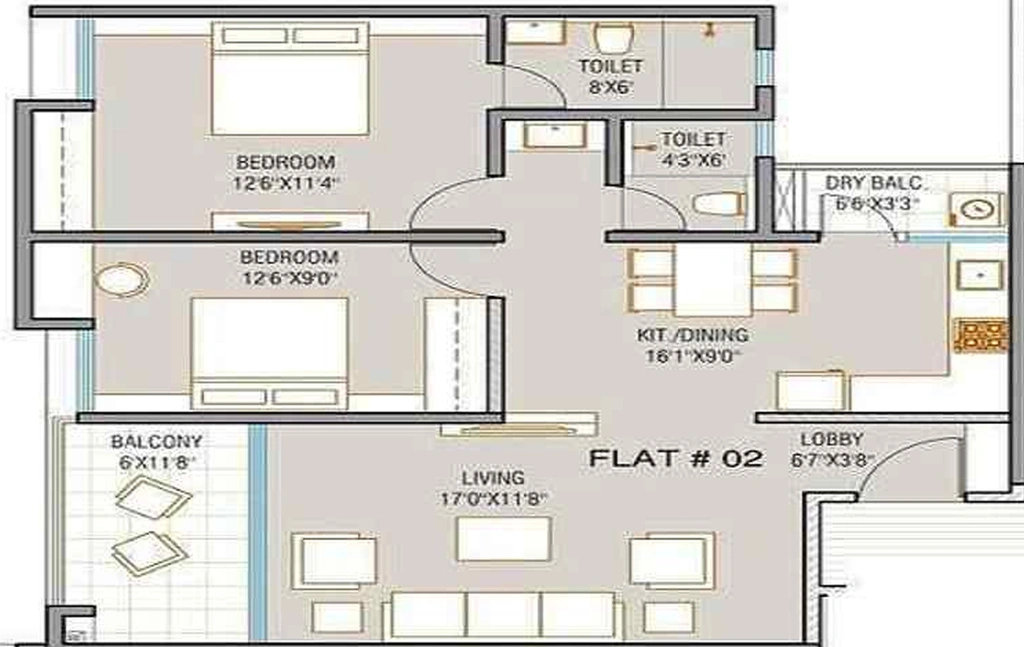 2 BHK Flat in Loharuka Disha Solaris in Bannerghatta, Bangalore - Image 693066