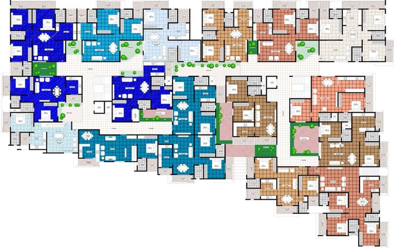 Floor Plan of Aban Essence in Kudlu Gate, Bangalore - Image 102117