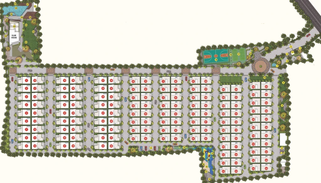 Master Plan of Mahidhara Harmony in Sarjapur Road, Bangalore - Image 188557