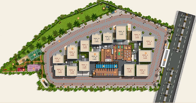Master Plan of VSR Tranquil in Horamavu, Bangalore - Image 178574
