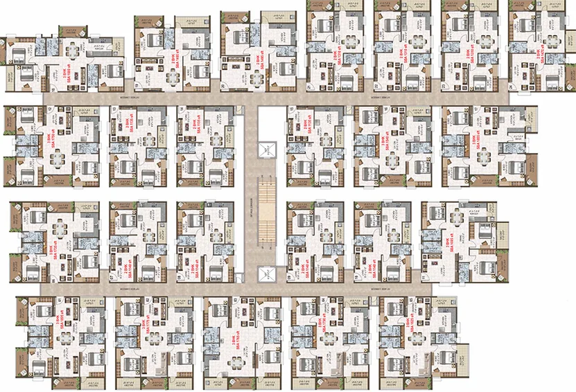 Floor Plan of Shashank Akshadha in Jakkur, Bangalore - Image 185941