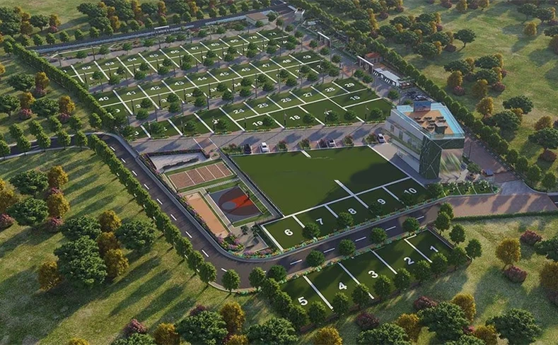 Master Plan of Merusri Serene in Devanahalli, Bangalore - Image 185862