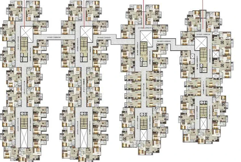Floor Plan of Sowparnika Ashiyana in Whitefield, Bangalore - Image 176089