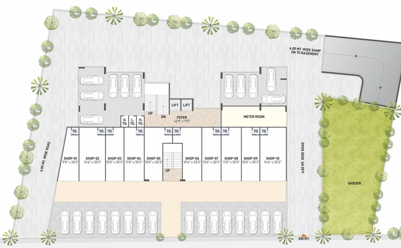 Master Plan of Sagar Sky in Raysan, Gandhinagar - Image 102681