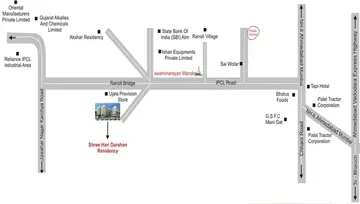 Location of Shree Hari Darshan Residency - Image 199211