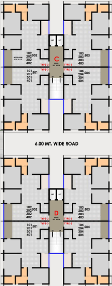 Floor Plan of Ganesh Empire in Nikol, Ahmedabad - Image 106459