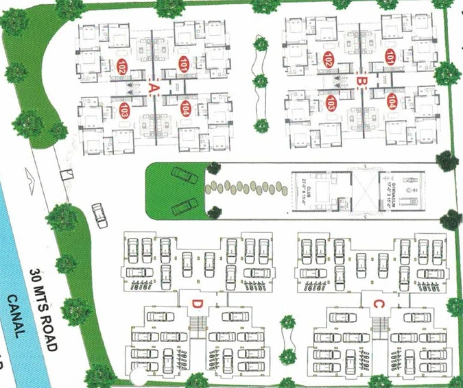 Master Plan of Bhumi Preet Avenue in Vemali, Vadodara - Image 193964