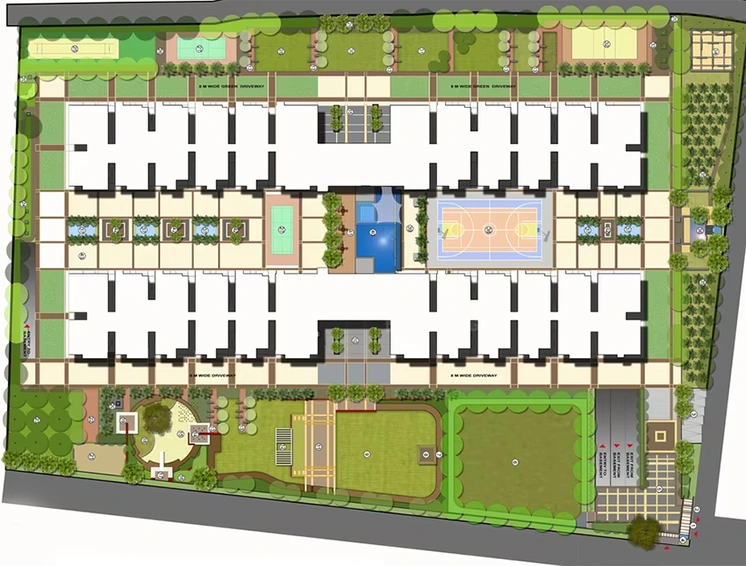 Master Plan of Mahendra Aarna in Electronic City, Bangalore - Image 185835