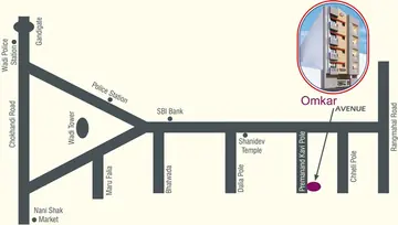 Location of Creative Omkar Avenue - Image 192845