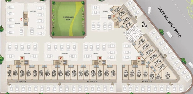 Master Plan of Akshar Al Muqaam in Tandalja, Vadodara - Image 182237