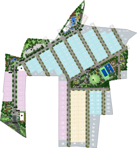Master Plan of NCC Urban Green Province in Sarjapur Road, Bangalore - Image 197599