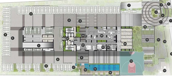 Master Plan of Aratt Alchemy One in Old Madras Road, Bangalore - Image 185682