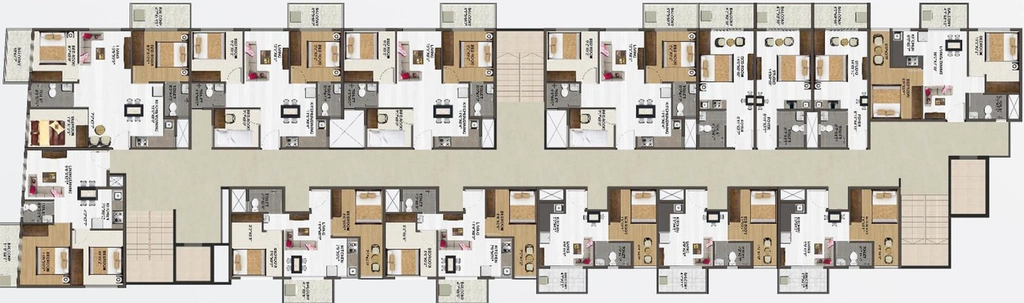 Floor Plan of Sowparnika Unnathi in Attibele, Bangalore - Image 178403