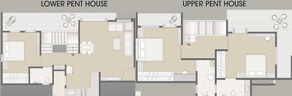 3 BHK Penthouse in Bhanderi Siddheshwar Hill Square in New Karelibaug, Vadodara - Image 827545