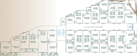 Floor Plan of Shreemath Ornate Townsville in Jambuva, Vadodara - Image 193280