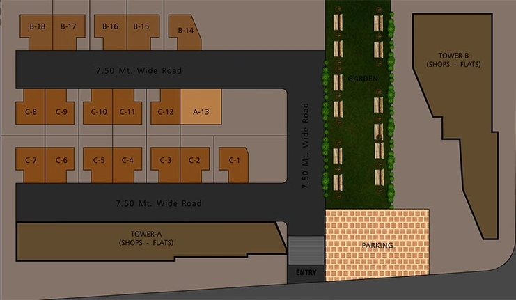 Master Plan of Shreemath Ornate Townsville in Jambuva, Vadodara - Image 193279