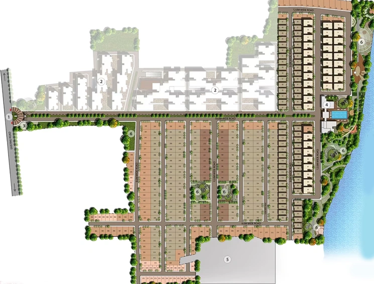 Master Plan of The Lake View Address in Electronic City, Bangalore - Image 182542