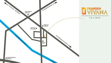 Location of Aastha Pramukh Viyana - Image 102294