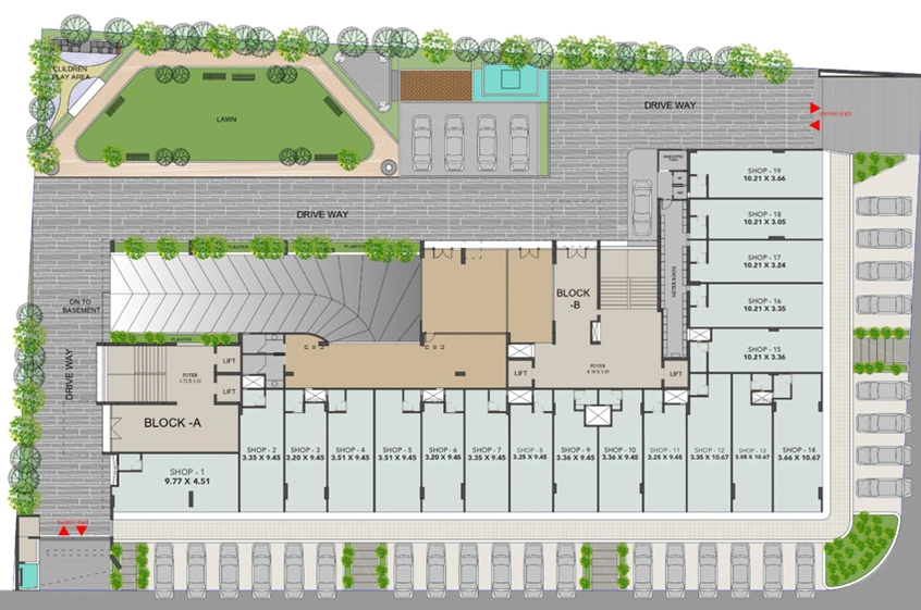Master Plan of Aastha Pramukh Viyana in Adalaj, Gandhinagar - Image 102296