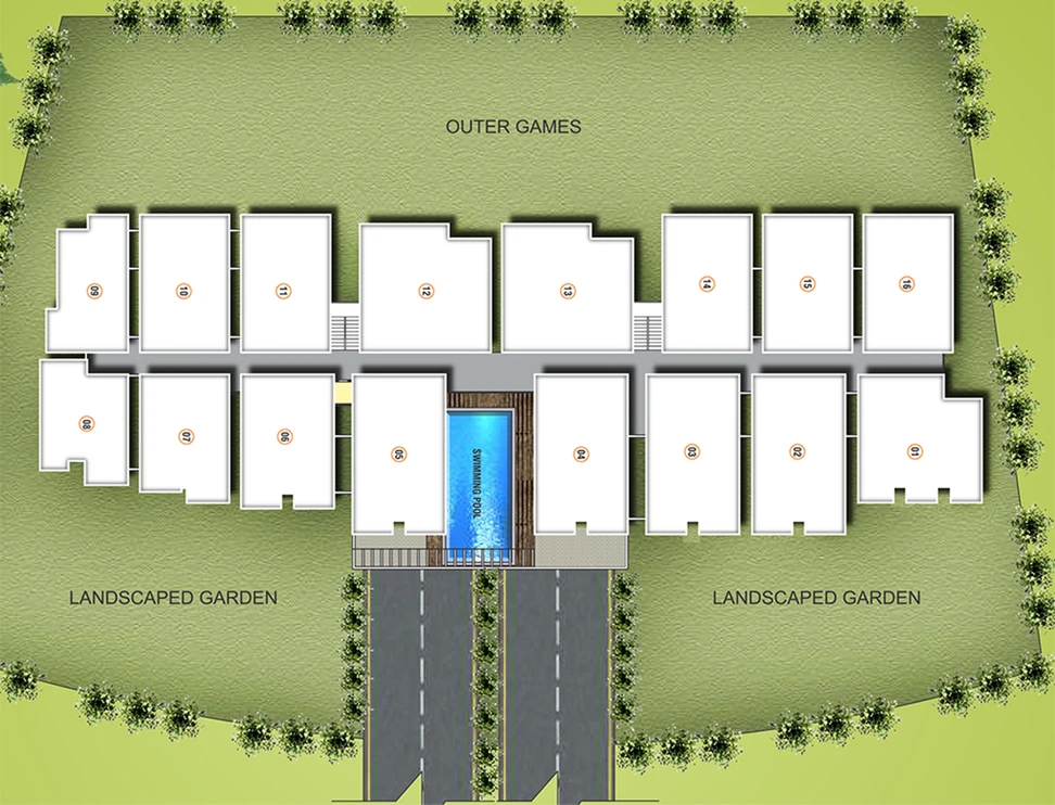 Master Plan of Shirdi Sai Sunny Heights in Kodigenahalli, Bangalore - Image 184708