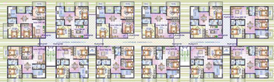 Floor Plan of Karsten Palm Groves in Chandapura, Bangalore - Image 184557