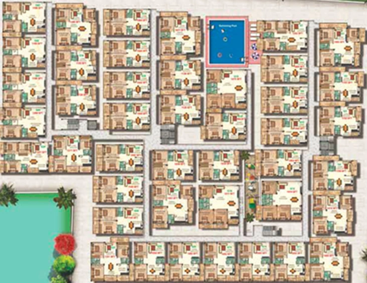 Floor Plan of Pyramid Watsonia in Yelahanka, Bangalore - Image 184627