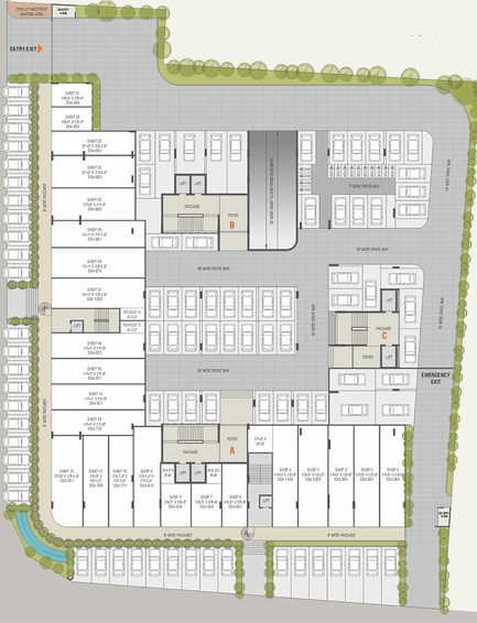 Master Plan of Navpad Broadway Skycourt in Sevasi, Vadodara - Image 183627