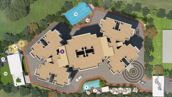 Master Plan of Rajluckxmi Stellar Homes in Hinjewadi, Pune - Image 29803