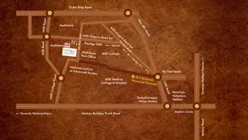 Location of Esteem Ramaiah - Image 184490