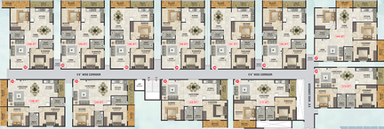 Floor Plan of Sri Balaji Sapphire in Whitefield, Bangalore - Image 176126