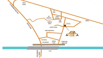 Location of Ambica Heights - Image 182462