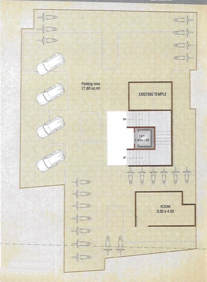 Master Plan of Omkar Mauli Residency in Kevdabaug, Vadodara - Image 185974