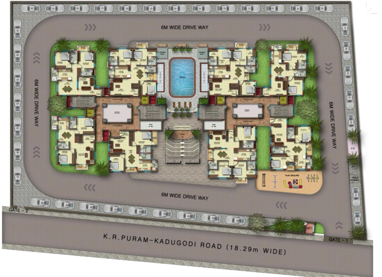 Master Plan of Regal Prelude in KR Puram, Bangalore - Image 102333